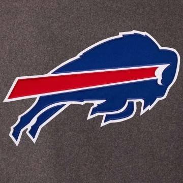 Buffalo Bills Charcoal & Black Varsity Jacket