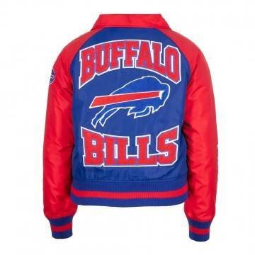 Buffalo Bills Royal & Red Throwback Jacket