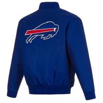 Royal Buffalo Bills Two Hit Poly-Twill Jacket