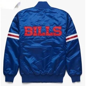 Buffalo Bills Royal Blue Bomber Jacket