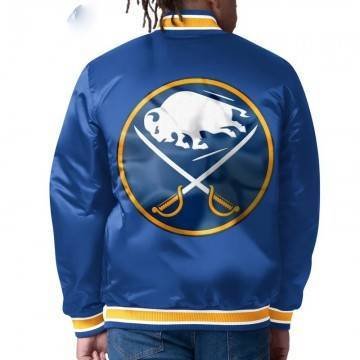 Closer Buffalo Sabres Varsity Satin Jacket