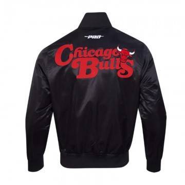 Chicago Bulls Souvenir Black Satin Jacket