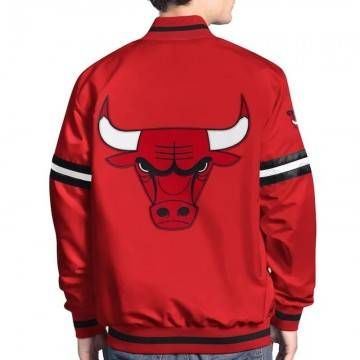 Chicago Bulls Scout Varsity Satin Jacket