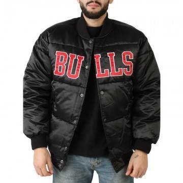 Chicago Bulls G-111 Black Puffer Jacket