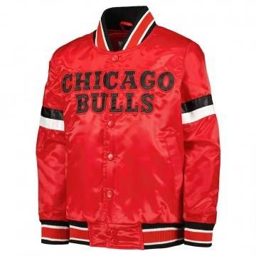 Chicago Bulls Red Satin...