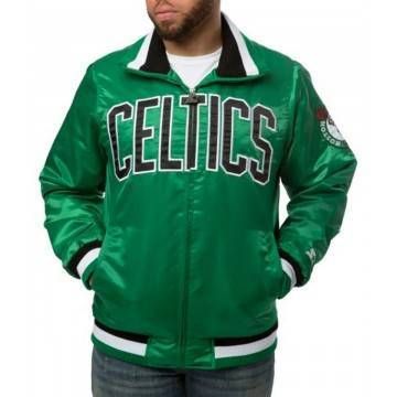 Boston Celtics Green Satin...