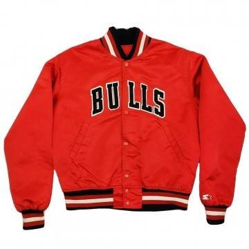 Chicago Bulls 80s Orange Retro Jacket