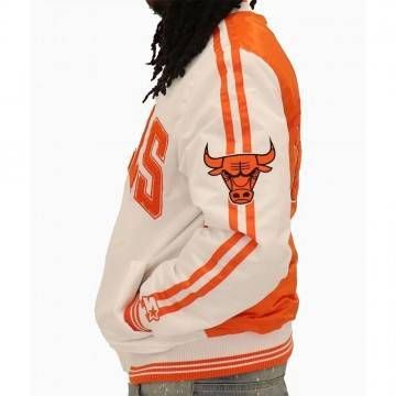 NBA Chicago Bulls Varsity Satin Jacket