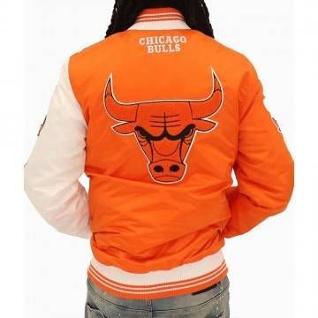 NBA Chicago Bulls Varsity Satin Jacket