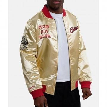Chicago Bulls OG 2.0 Gold Satin Jacket