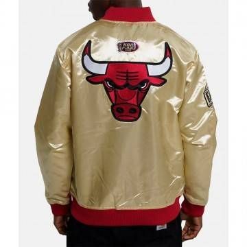 Chicago Bulls OG 2.0 Gold Satin Jacket