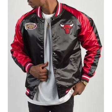 Chicago Bulls 1998 Black Bomber Jacket Chicago Bulls 1998 Black Bomber Jacket