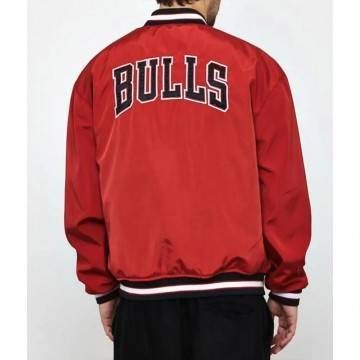 Chicago Bulls Red Bomber Jacket