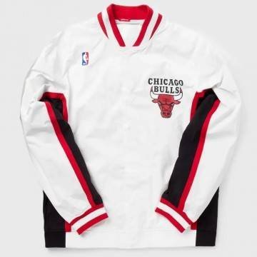 Chicago Bulls 1992-93 White Warm Up Jacket Chicago Bulls 1992-93 White Warm Up Jacket