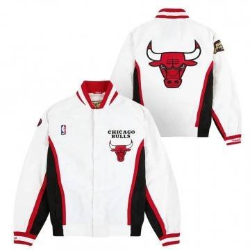 Chicago Bulls 1992-93 White Warm Up Jacket Chicago Bulls 1992-93 White Warm Up Jacket