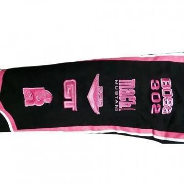 Ford Mustang Pink And Black Jacket