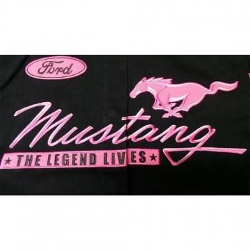 Ford Mustang Pink And Black Jacket