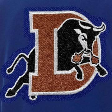 Durham Bulls Varsity Jacket Royal White Full Snap