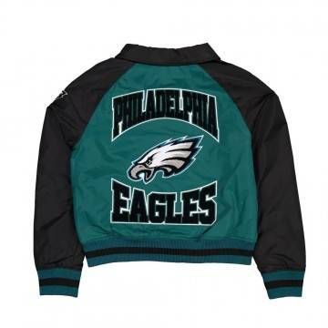 Philadelphia Eagles Green and Black Throwback Jacket