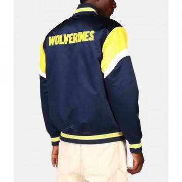 University of Michigan Heavyweight Satin Jacket