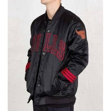 Chicago Bulls NBA Black Jacket