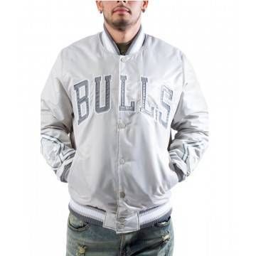 Chicago Bulls Satin Silver...