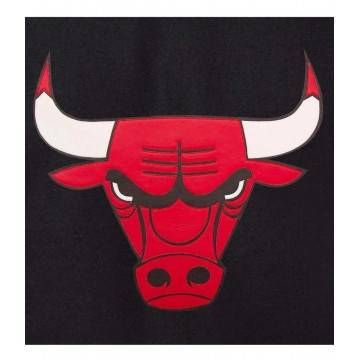Varsity Chicago Bulls Jacket Black Red