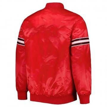 Chicago Bulls Pick & Roll Varsity Satin Jacket