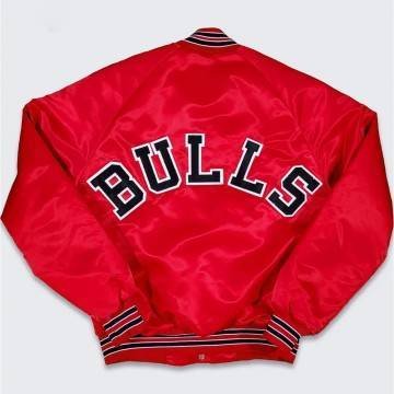 80’s Chicago Bulls Red Bomber Jacket 80’s Chicago Bulls Red Bomber Jacket