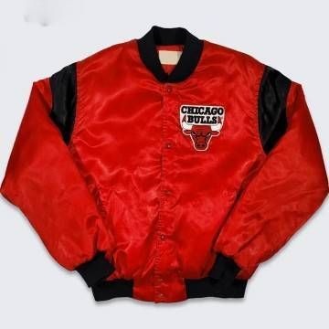 80’s Chicago Bulls Red...