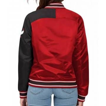 Women’s Chicago Bulls Varsity Satin Jacket