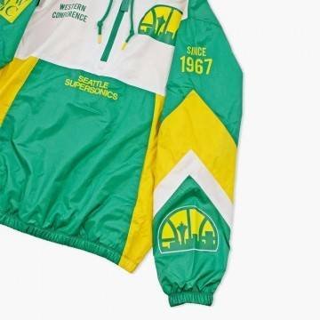 Team Origins Seattle Supersonics Anorak Windbreaker Jacket Team Origins Seattle Supersonics Anorak Windbreaker Jacket