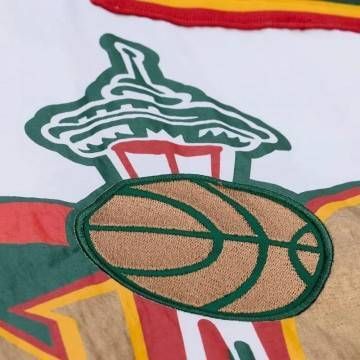 1995–96 Seattle SuperSonics White Warm-Up Jacket