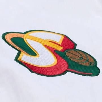 1995–96 Seattle SuperSonics White Warm-Up Jacket