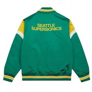 Seattle Supersonics Heavyweight Green Satin Jacket Seattle Supersonics Heavyweight Green Satin Jacket