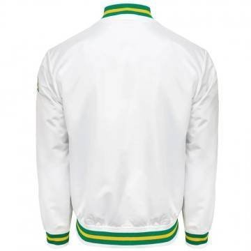 Seattle SuperSonics Golden Age White Satin Jacket Seattle SuperSonics Golden Age White Satin Jacket