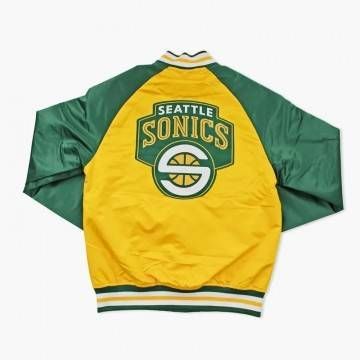 Seattle Supersonics Double Clutch Satin Jacket