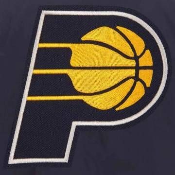 Indiana Pacers Vintage Nylon Bomber Jacket