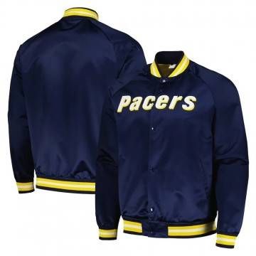 Indiana Pacers Throwback Wordmark Navy Jacket Indiana Pacers Throwback Wordmark Navy Jacket