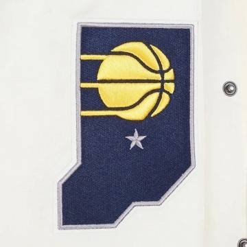 Indiana Pacers Best of Classic Rib Satin Jacket Indiana Pacers Best of Classic Rib Satin Jacket
