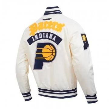 Indiana Pacers Best of Classic Rib Satin Jacket Indiana Pacers Best of Classic Rib Satin Jacket