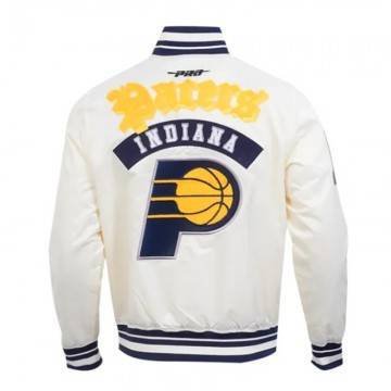 Indiana Pacers Best of Classic Rib Satin Jacket Indiana Pacers Best of Classic Rib Satin Jacket
