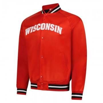 Wisconsin Badgers Red Satin...