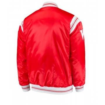 Wisconsin Badgers Starter Satin Red Jacket