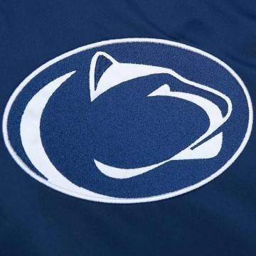 Penn State University Heavyweight Blue Satin Jacket