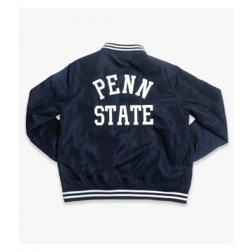 Penn State Nittany Lions Navy Bomber Jacket Penn State Nittany Lions Navy Bomber Jacket
