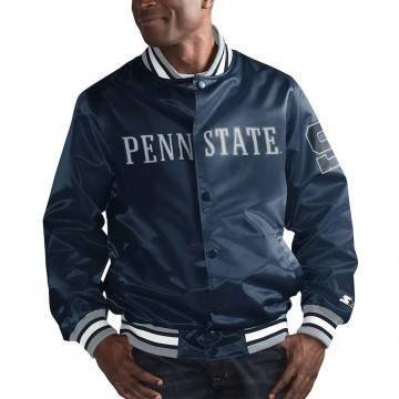 Penn State Nittany Lions O-Line Navy Satin Jacket