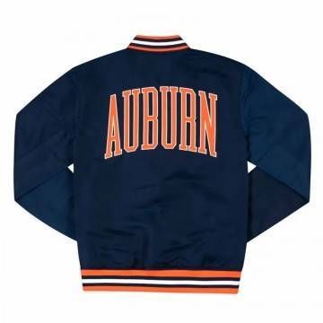Auburn Tigers Arched Navy Bomber Jacket