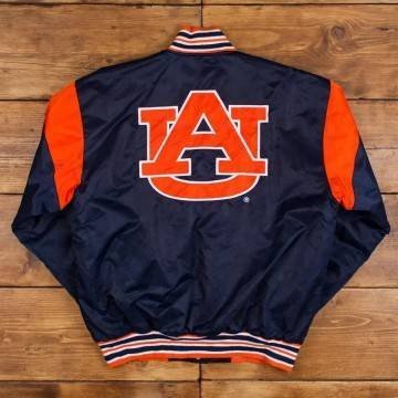 Auburn University College Navy Varsity Satin Jacket