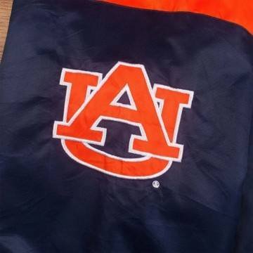 Auburn University College Navy Varsity Satin Jacket